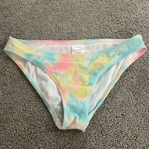 Target rainbow tie-dye bikini bottoms